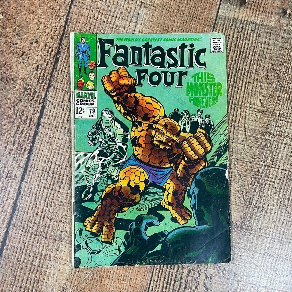 Marvel Comics Group FANTASTIC FOUR #79 October 1961 60's